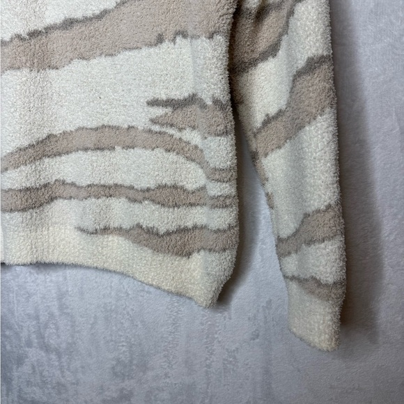 Barefoot Dreams Cozy Chic Seaside Crew Pullover Sweater Coastal - Picture 5 of 9